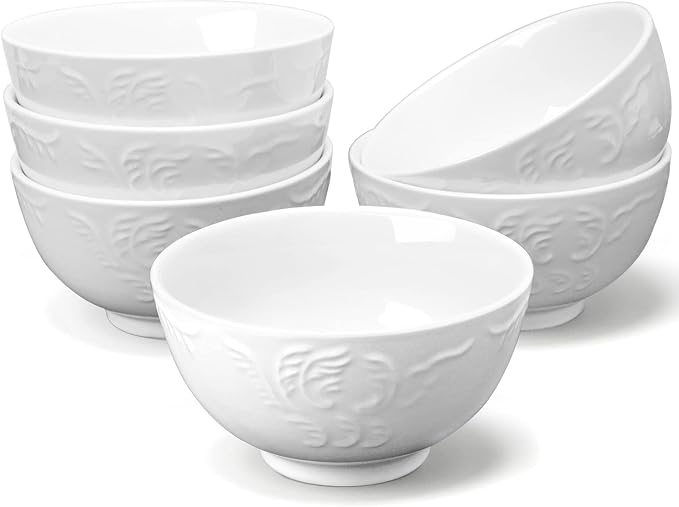 amhomel 6-Pack 24 Ounce Cereal Bowls by amhomel