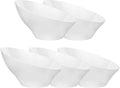 Bestluck 20 Oz White Plastic Party Bowls, 12 Pack | Disposable Snack Bowls by Bestluck