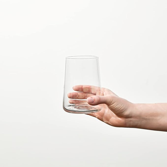 Krosno Infinity Drinking Glasses Set of 6 – 16.6 oz Water Juice Glasses - Image 3