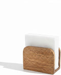 Wood Napkin Holder for Table, Mango Wooden Upright Napkin Dispenser Stand for by Unknown