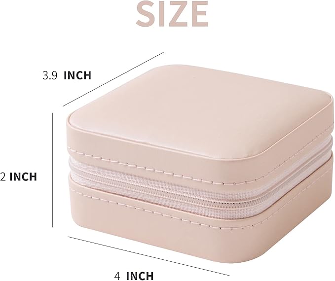 KElofoN Travel jewelry case Travel jewelry box Travel Jewelry Organizer Small - Image 2