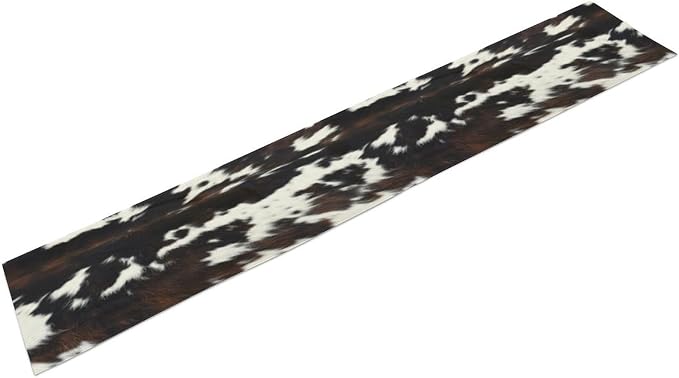 Cow Print Table Runner, 13x120 Inch - Image 7
