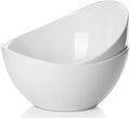 Samsle Porcelain Large Serving Bowl Set, 48 Oz Big Salad bowls, Large Serving by Samsle
