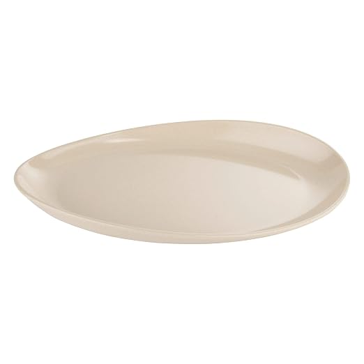 G.E.T. OP-1710-MA Heavy-Duty Shatterproof Plastic Oval Melamine Serving Platter by Unknown