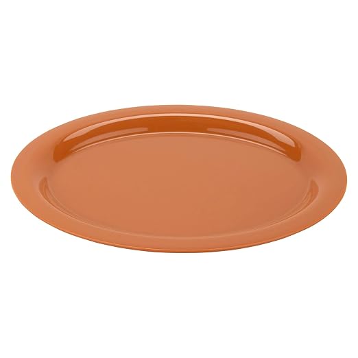 GET OP-135-PK Melamine Oval Serving Platter / Dinner Plate, 13.5" x 10.25" by Unknown