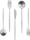60-Piece Silverware Set, IBIILII JEFF Stainless Steel Flatware Set，Kitchen by IBIILII+JEFF