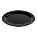 GET 12" x 9" Black Oval Melamine Dinner Plate | Dishwasher safe, Shatterproof by Unknown