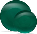 PLASTICPRO 128 Piece Combo Plates Christmass Set includes 64-7'' inch Plates & by PLASTICPRO