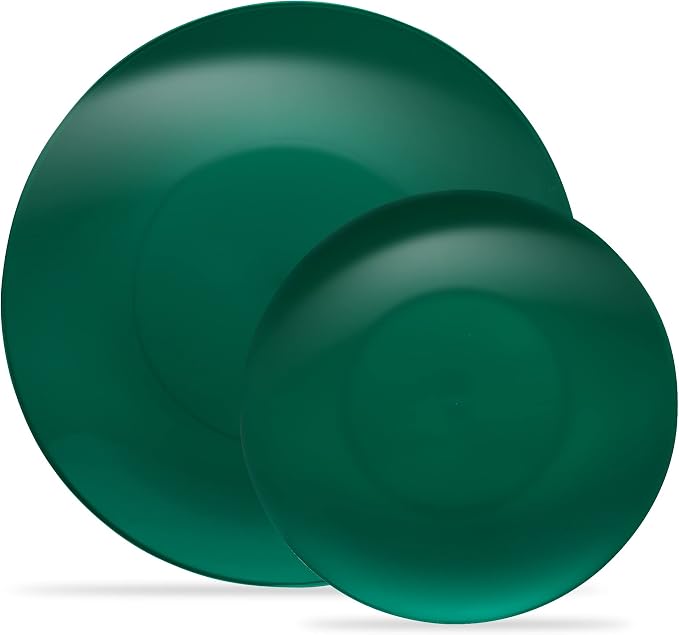 PLASTICPRO 32 Piece Combo Christmass Set includes 16-7'' inch Plates & 16-10'' by PLASTICPRO