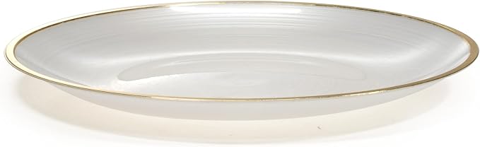 " OCCASIONS " 200pcs set-Wedding Party Disposable Plastic Plate Set -25 x 10'' - Image 4