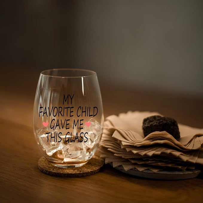 My Favorite Child Gave Me This Funny Wine Glass, Wine Glass - Image 7