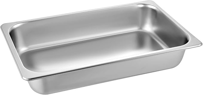 VEVOR 6 Pack Stainless Steel Hotel Pans, Full Size 4Inch Deep 22 Gauge/ 0.8mm - Image 9