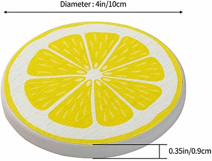 Lemon Slice Style Citrus Fresh Fruit Juice Organic Summer Absorbent Drink - Image 2