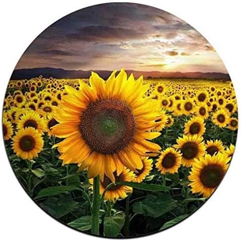 Sunflower Round Coaster Set - Image 2