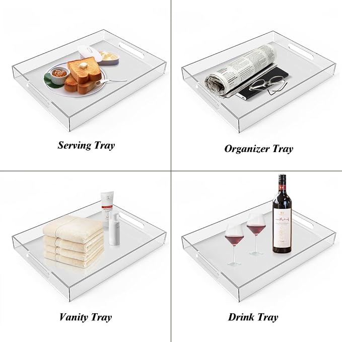 12"x16" Acrylic Serving Tray - Image 7