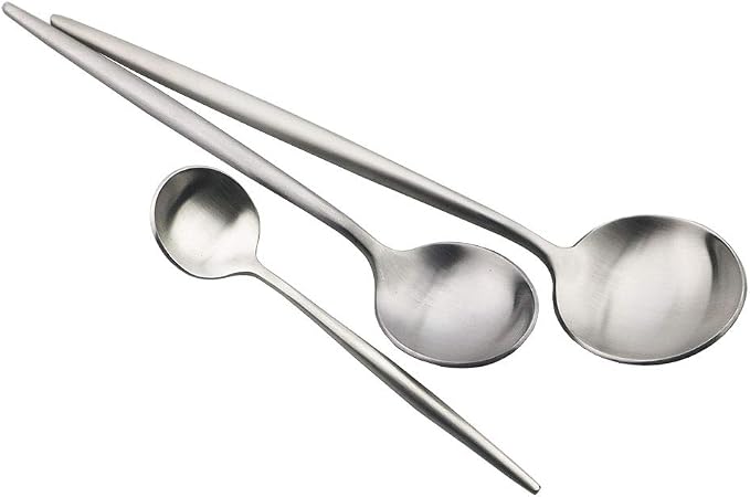 JASHII Luxury Flatware, 6-pieces Elegant Cute 18/10 Stainless Steel Silverware - Image 6