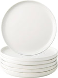 AmorArc Ceramic Dinner Plates Set of 6, 10.25 Inch Stoneware Dishes Set | Wavy by AmorArc
