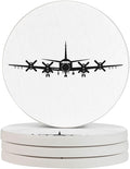 Drink Coasters P-3 Orion Plasma Set of 4, Ceramic Coasters Tabletop Protection by Unknown