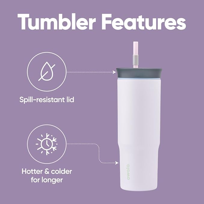 Owala Stainless Steel Triple Layer Insulated Travel Tumbler - Image 3