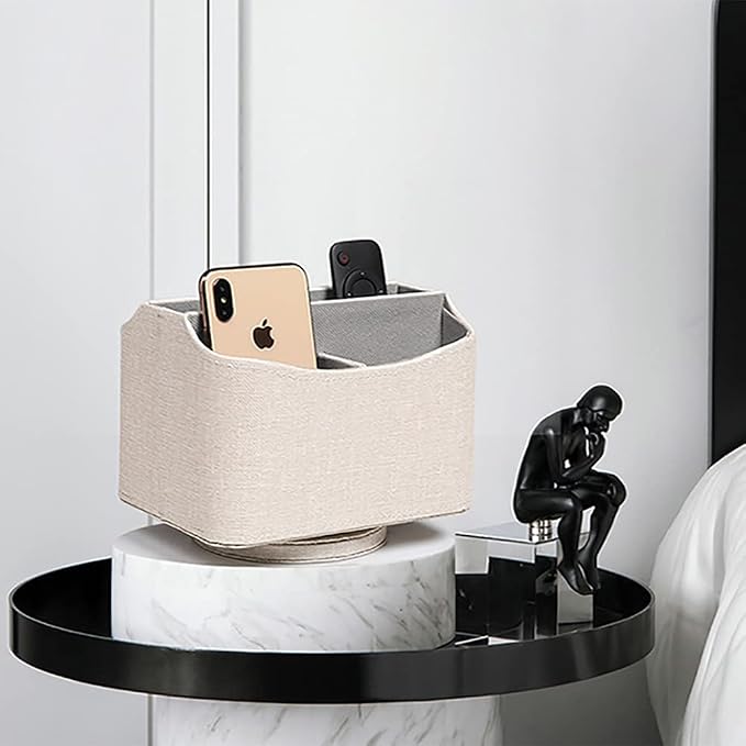 UnionBasic Rotating Desk Organizer, 360 Desk Spinning Caddy, Desktop TV - Image 5