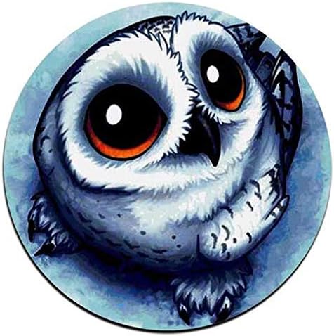 Cute Owl Round Coaster Set - Image 2