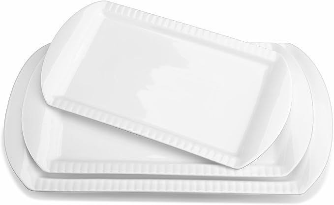 LIFVER Extra Large Serving Platters, Serving Dishes by LIFVER