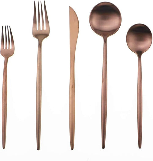 20-Piece 18/10 Stainless Steel Flatware Silverware, Luxury Dinnerware Set by Gugrida