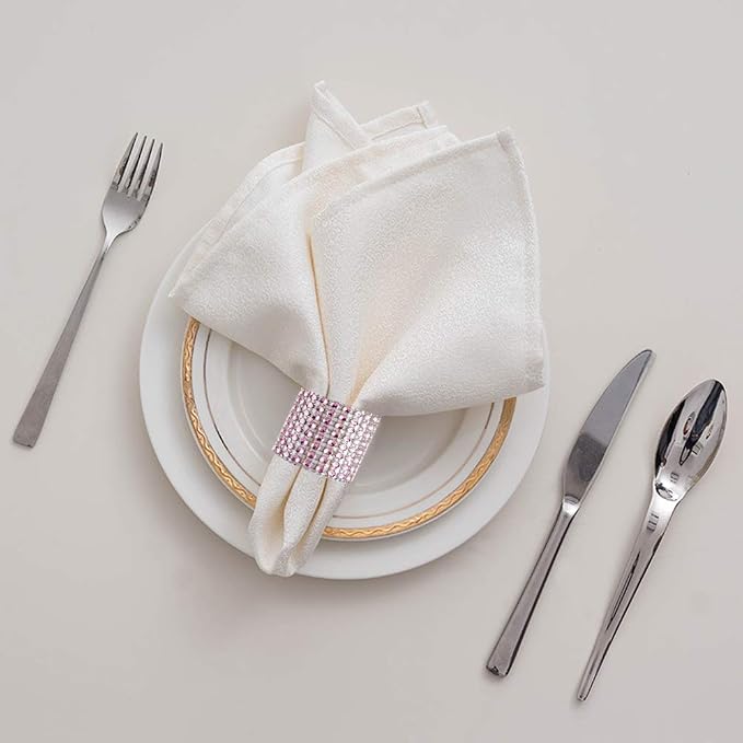 Accmor 50pcs Napkin Rings, DIY Decoration - Image 3
