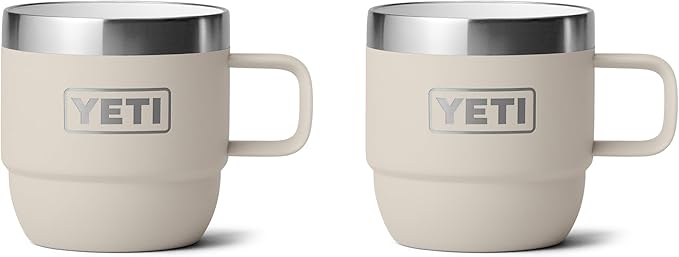 YETI Rambler 6 oz Stackable Mug, Stainless Steel, Vacuum Insulated by Unknown