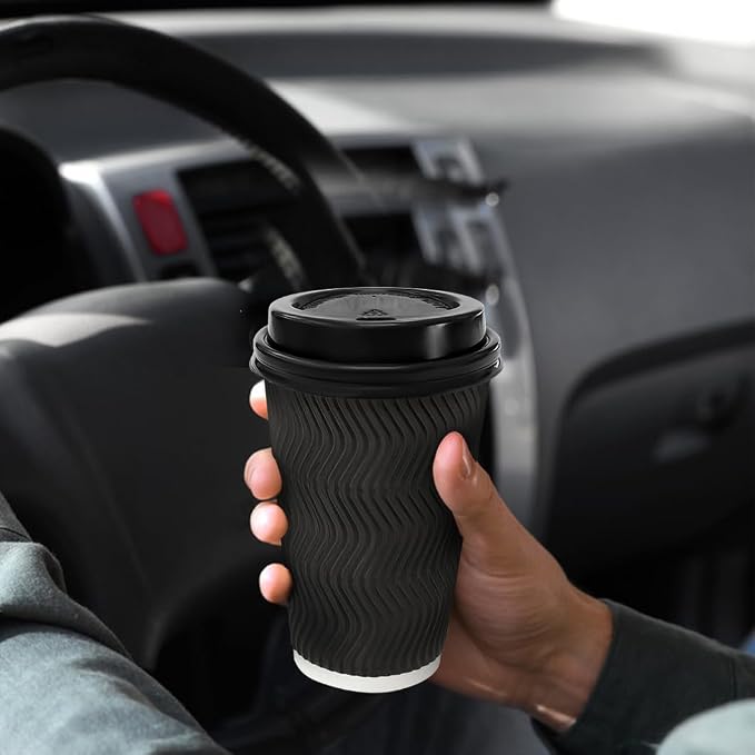 BYSNOW 100 Pack 16 oz Coffee Cups - Image 6