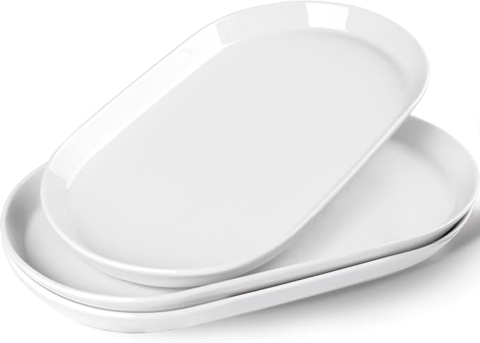 Taeochiy 14" Oval Serving Platter Set of 3 by Taeochiy