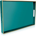 Gifturbo Teal Serving Tray, Rectangular Serving Trays by Gifturbo
