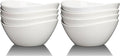 GarveeHome 8" Ceramic Deep Soup Bowls & Salad Bowls - 42 OZ Large Bowls Set of 4 by GarveeHome