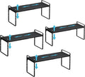 15.5 to 25.5 Inch Kitchen Cabinet Shelf Organizers, Adjustable Kitchen Counter by Unknown