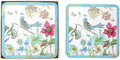 Lightahead Set of 4 MDF Wood Square Coasters Spring Bird Design in Gift Box | by Lightahead%C2%AE