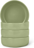Amazon Basics Glazed Stoneware Bowls, 4-Piece Set, Microwave and Dishwasher-Safe by AmazonBasics
