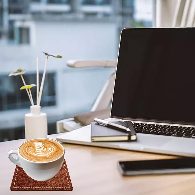 SUPERDANT Drink Coasters DIY Leather Faux Leather Cutting Dies Machine - Image 6