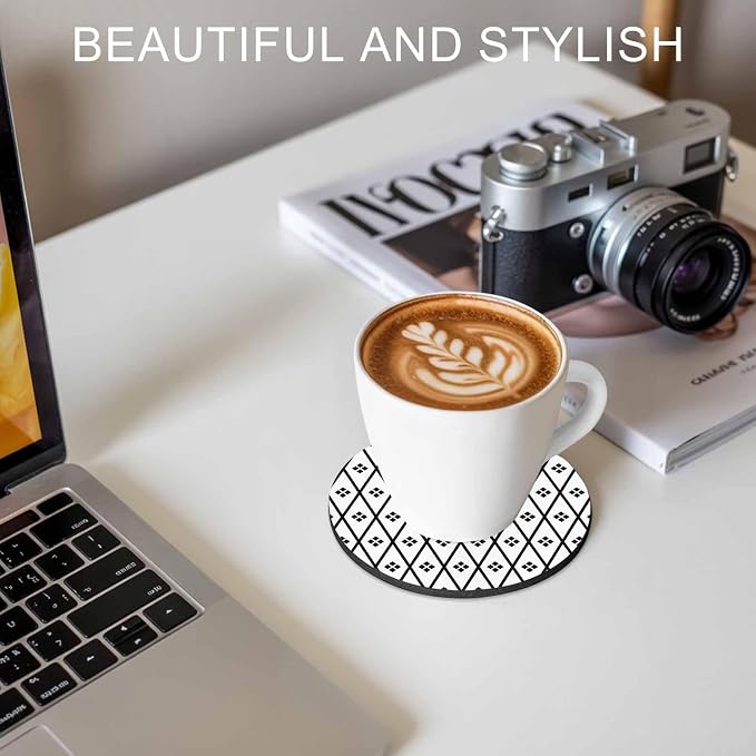 Minimalist Art Coasters Set of 2, Absorbent Coasters - Image 7