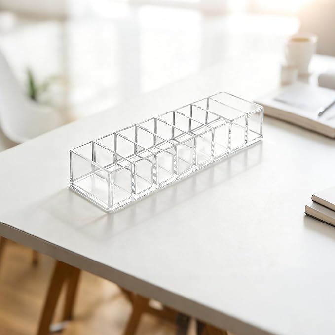 Clear Acrylic Makeup Compact Organizer - Image 7