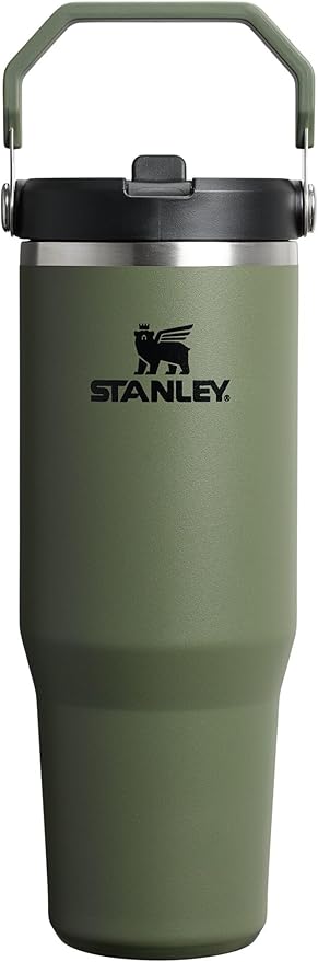 STANLEY IceFlow 2.0 Flip Straw Tumbler, 30 oz, Dried Pine | Easy Carry Handle | by Unknown