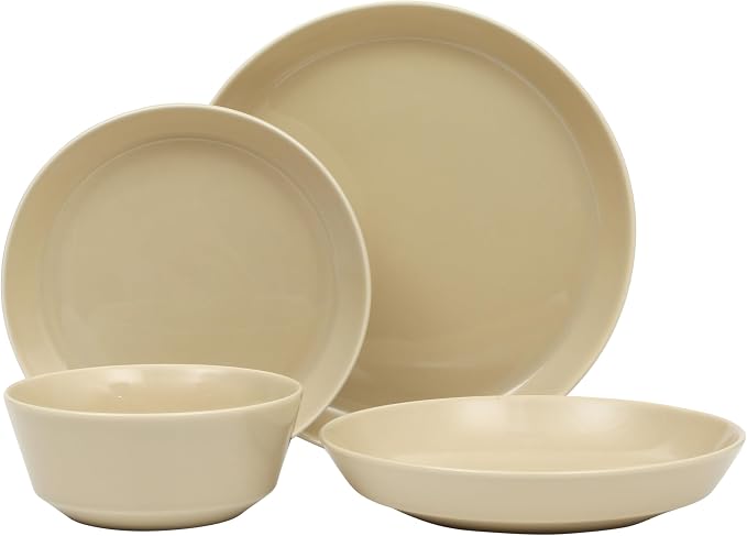 Gibson Home Summer Shades 16 Piece Plates and Bowls Dishes Service - Image 7