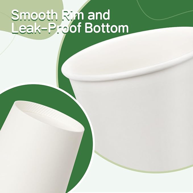 1000 Pack 12 oz Paper Cups - Image 3