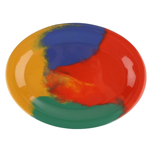G.E.T. OP-120-CE Melamine Oval Serving Platter / Dinner Plate, Diamond - Image 2