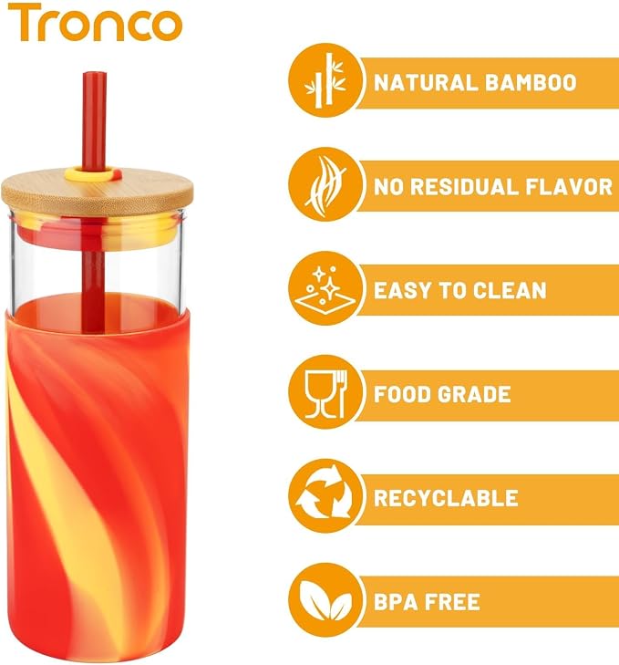 Tronco 20 oz Glass Tumbler - Image 5