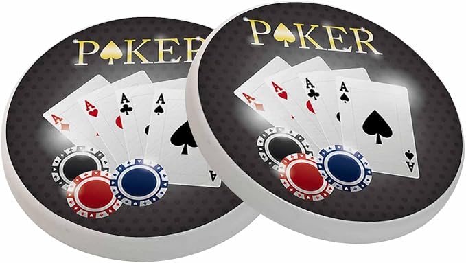 Poker Coaster Set by oFloral