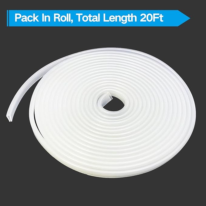 Clear Rubber Edge Trim, U Channel Silicone Rubber Edge Trim, 1/8" Slot - Image 7