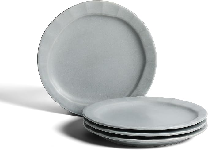 Stone Lain Oasis 4-Piece Salad Plate Set Stoneware by Unknown
