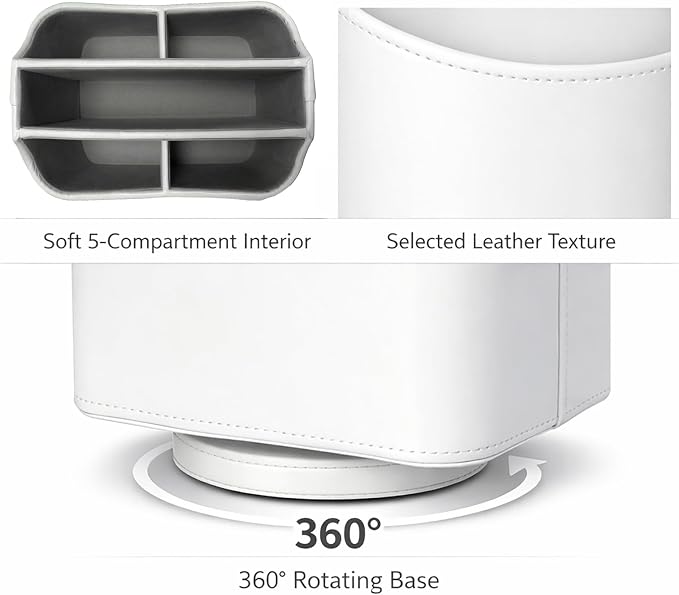 UnionBasic Rotating Desk Organizer, 360 Desk Spinning Caddy, Desktop TV - Image 2