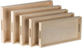 Wood Serving Tray Set with Handles by Hammont