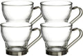 Bormioli Rocco Oslo Espresso Glass Cups 4 Set 3.75 Oz | Tempered Glass by Bormioli+Rocco